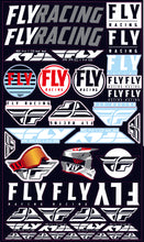 Load image into Gallery viewer, FLY RACING 2020 STICKER SHEET 10.5&quot;X18&quot; 99-8255