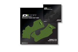 D'COR FRAME GRIP GUARD DECAL GREEN/BLACK 16-20-108