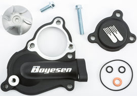 BOYESEN WATERPUMP COVER & IMPELLER KIT BLACK WPK-17AB