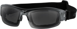 BOBSTER RALLY CONVERTIBLE GLASSES CLR/GRY W/3 REMOVABLE LENSES BRAL001