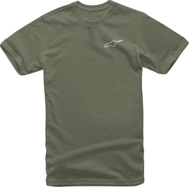 ALPINESTARS NEU AGELESS TEE MILITARY GREEN/GREY XL 1018-72012-6901-XL