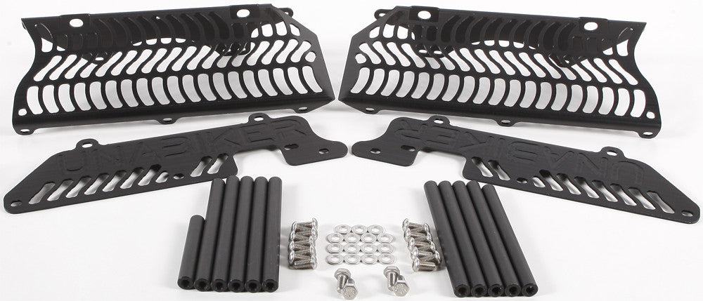 UNABIKER RADIATOR GUARD (BLACK) HB2STK-K