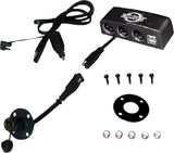 EKLIPES MOTORCYCLE TANK BAG MULTIPORT CHARGING STATION BLACK EK1-214B