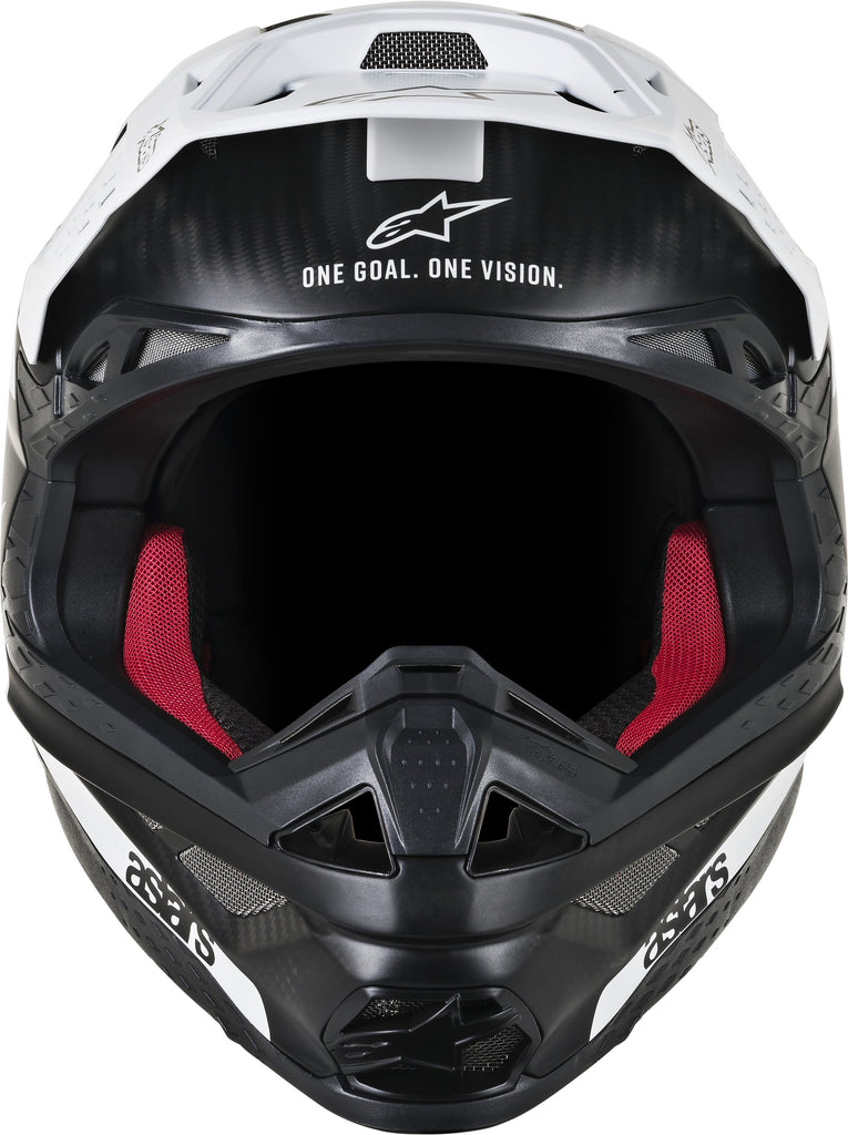 ALPINESTARS S.TECH M10 DYNO HELMET MATTE BLACK/WHITE XS 8301119-1301-XS