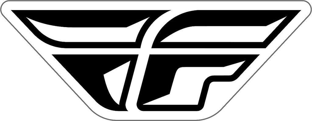 FLY RACING F-WING DECALS 4" 10/PK 99-8235