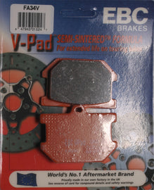 EBC BRAKE PADS V-SERIES FA34V-atv motorcycle utv parts accessories gear helmets jackets gloves pantsAll Terrain Depot