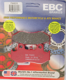 EBC BRAKE PADS FA92X-atv motorcycle utv parts accessories gear helmets jackets gloves pantsAll Terrain Depot