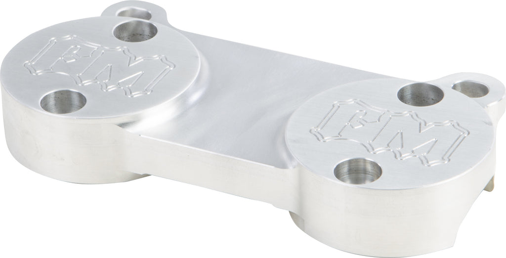 FORBIDDEN RISER TOP CLAMP RAW W/GAUGE MOUNT TABS 825-05010