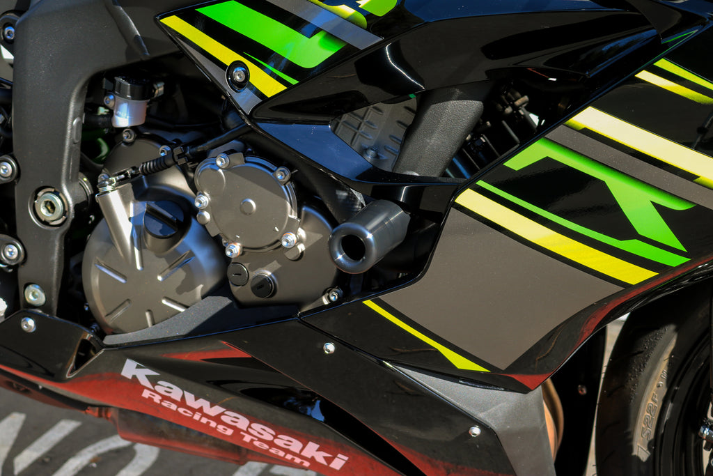 SHOGUN PR/FRAME SLIDERS BLACK KAWASAKI 750-4459