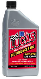 LUCAS SYNTHETIC HIGH PERFORMANCE OIL 10W-40 1QT 10793