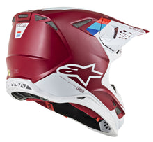 Load image into Gallery viewer, ALPINESTARS S.TECH S-M8 CONTACT HELMET DARK RED/WHITE XS 8300819-3032-XS