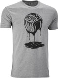 HIGHWAY 21 BLOOD TYPE TEE HEATHER SM #6331 489-1926~2