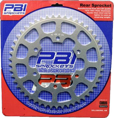 PBI REAR ALUMINUM SPROCKET 43T 3080-43