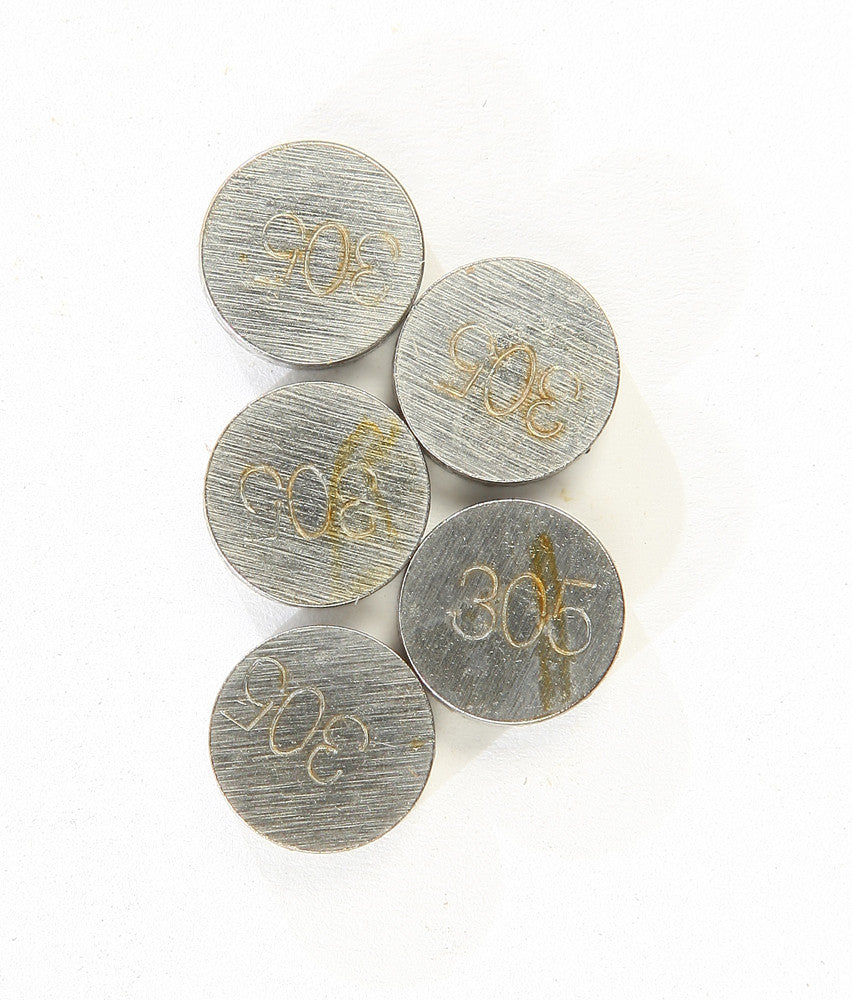 K&L VALVE SHIMS 3.05MMX9.5MM 5/PK 13-6791