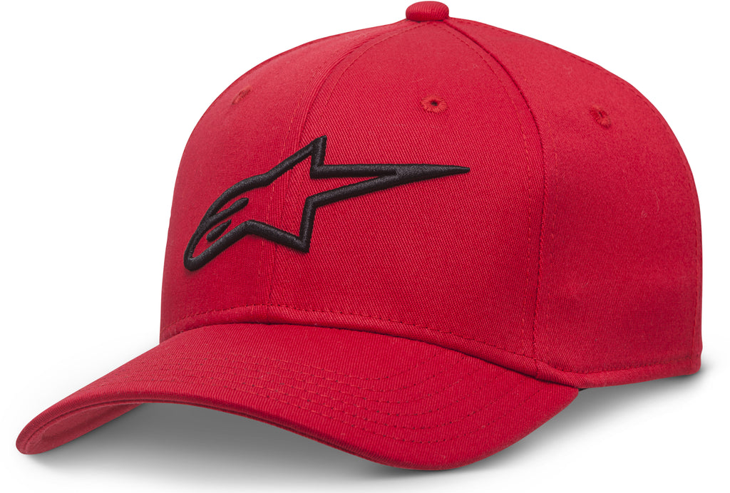 ALPINESTARS CURVE HAT RED SM/MD 1017-81010-3010-S/M