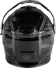 Load image into Gallery viewer, GMAX AT-21 ADVENTURE RALEY HELMET BLACK/GREY MD G1211025
