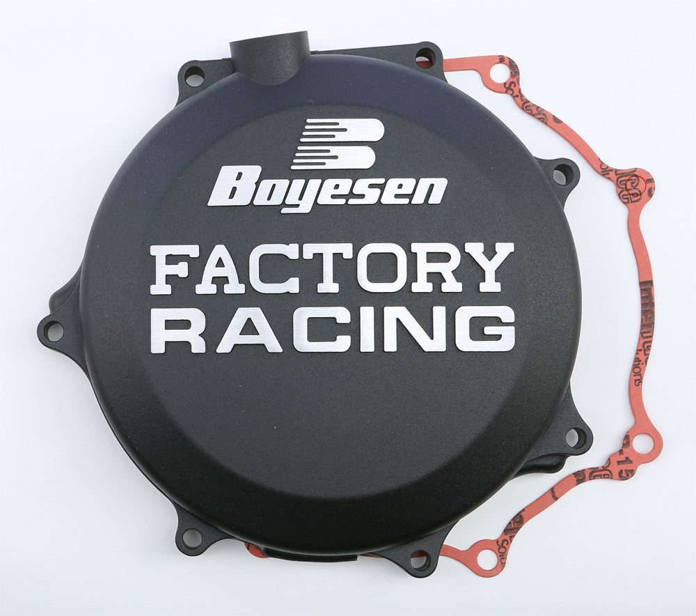 BOYESEN FACTORY RACING CLUTCH COVER BLACK CC-18B