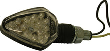 Load image into Gallery viewer, DMP BLUNT ARROW 8 LED MARKER LIGHTS BLACK W/AMBER LENS 900-0041