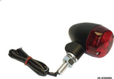 K&S TURN SIGNAL STYLE 1 BLACK W/RED LENS 25-8325BK