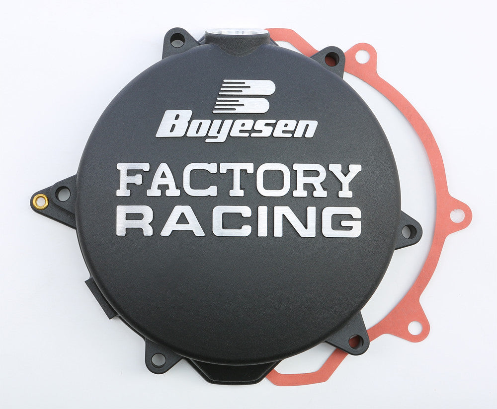 BOYESEN FACTORY RACING CLUTCH COVER BLACK CC-44B