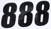 Load image into Gallery viewer, D'COR NUMBER 8 BLACK 6" 3/PK 45-26-8