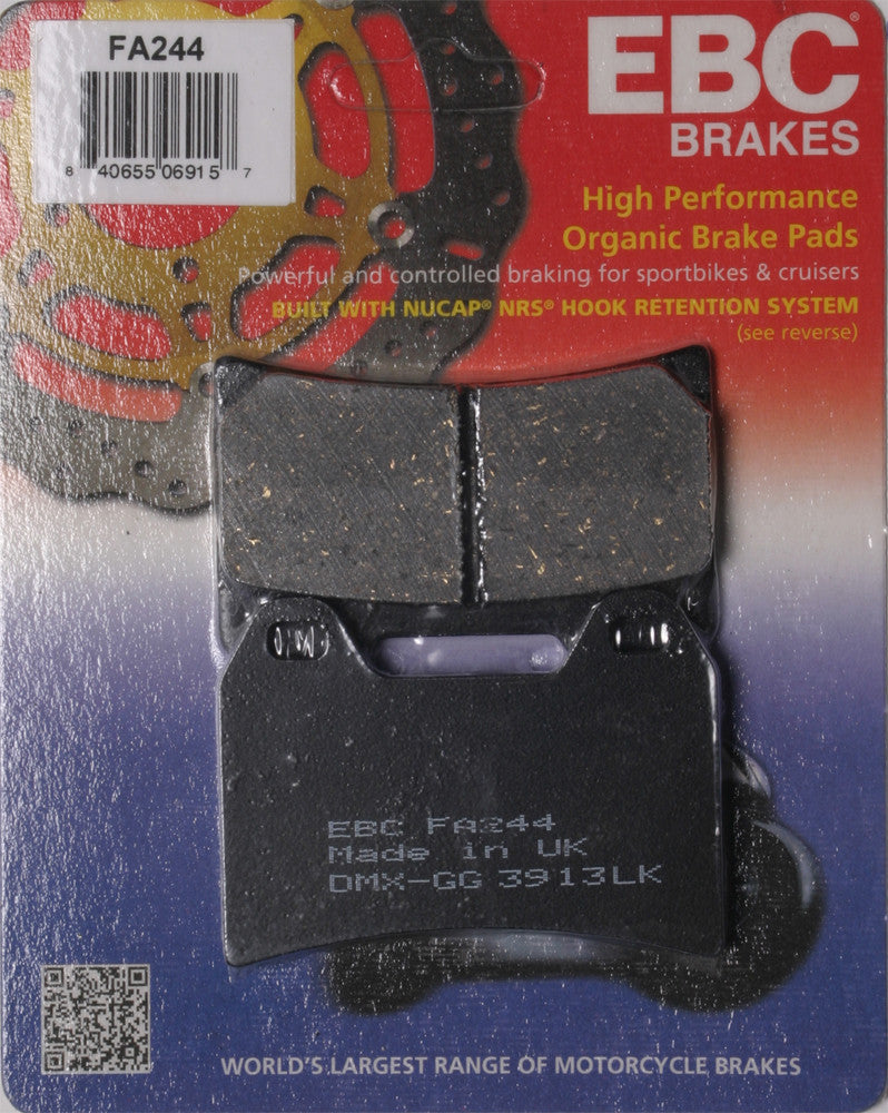 EBC FRONT STANDARD BRAKE PAD FA244-atv motorcycle utv parts accessories gear helmets jackets gloves pantsAll Terrain Depot
