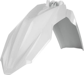 ACERBIS FRONT FENDER WHITE 2393400002-atv motorcycle utv parts accessories gear helmets jackets gloves pantsAll Terrain Depot