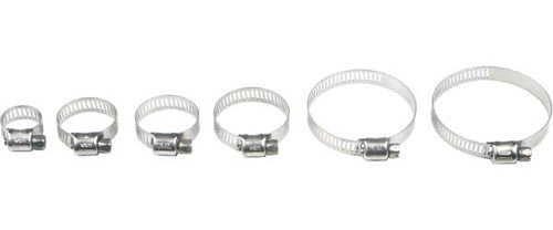 HELIX STAINLESS STEEL HOSE CLAMPS 10-25MM 10/PK 111-6208-atv motorcycle utv parts accessories gear helmets jackets gloves pantsAll Terrain Depot