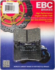 EBC BRAKE PADS FA-SERIES ARAMID FA658