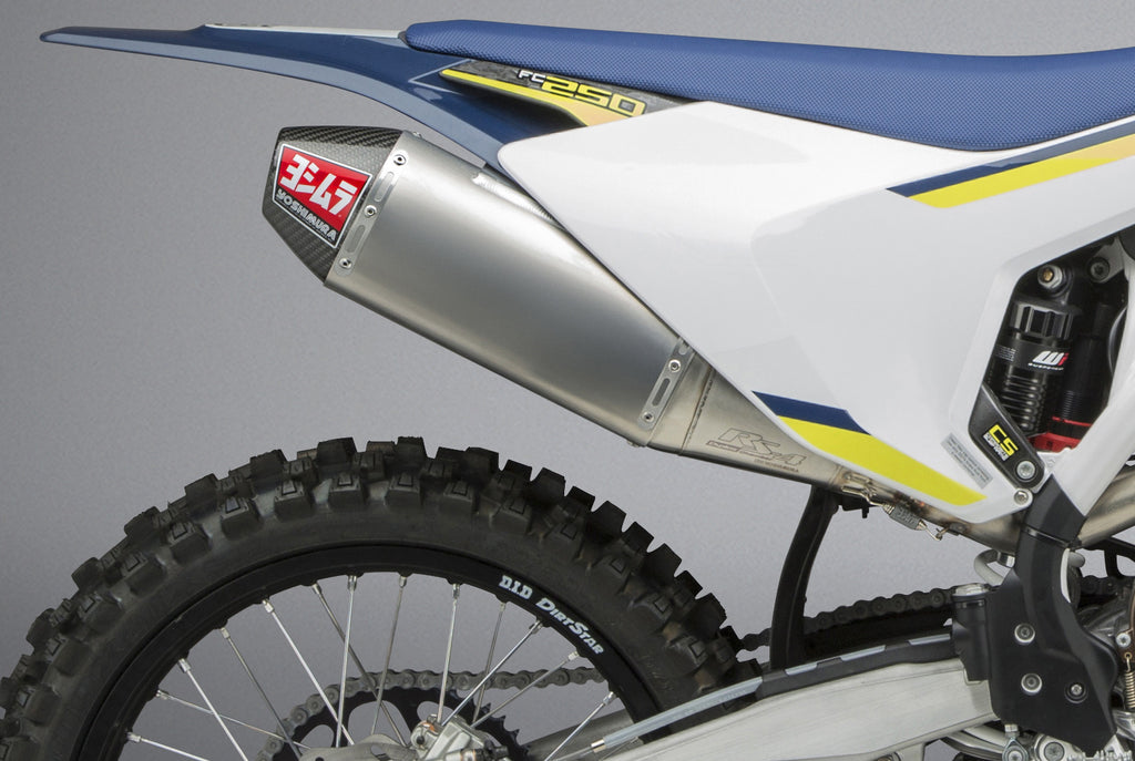 YOSHIMURA RS-4 HEADER/CANISTER/END CAP EXHAUST SLIP-ON SS-AL-CF 262522D321