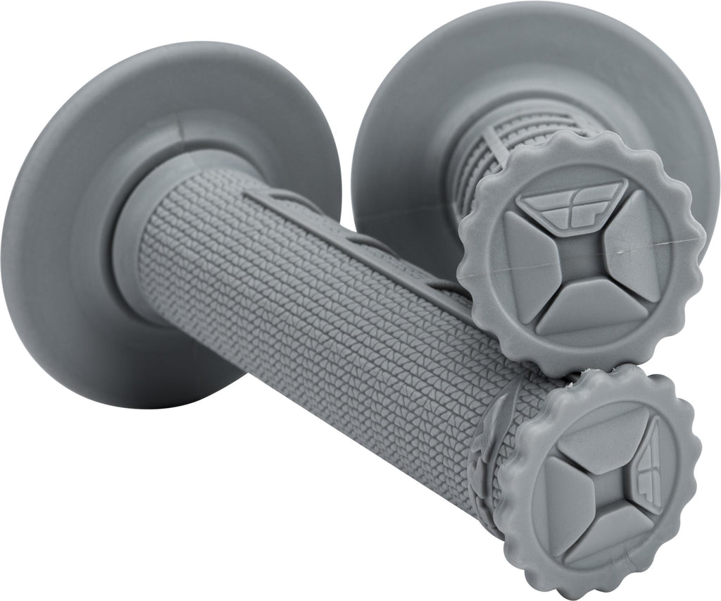 FLY RACING CONTROL MX GRIPS GREY HALF WAFFLE 011940311A