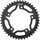 VORTEX STEEL REAR SPROCKET BLACK 43T 454S-43