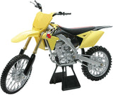 NEW-RAY REPLICA 1:6 RACE BIKE 14 SUZUKI RMZ450 YELLOW 49473