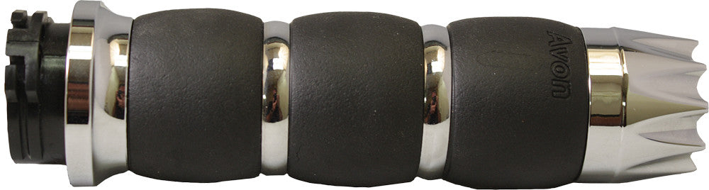 AVON FLY BY WIRE VELVET AIR GRIPS EXCALIBER CHROME AIR-93-FLY-EX-atv motorcycle utv parts accessories gear helmets jackets gloves pantsAll Terrain Depot