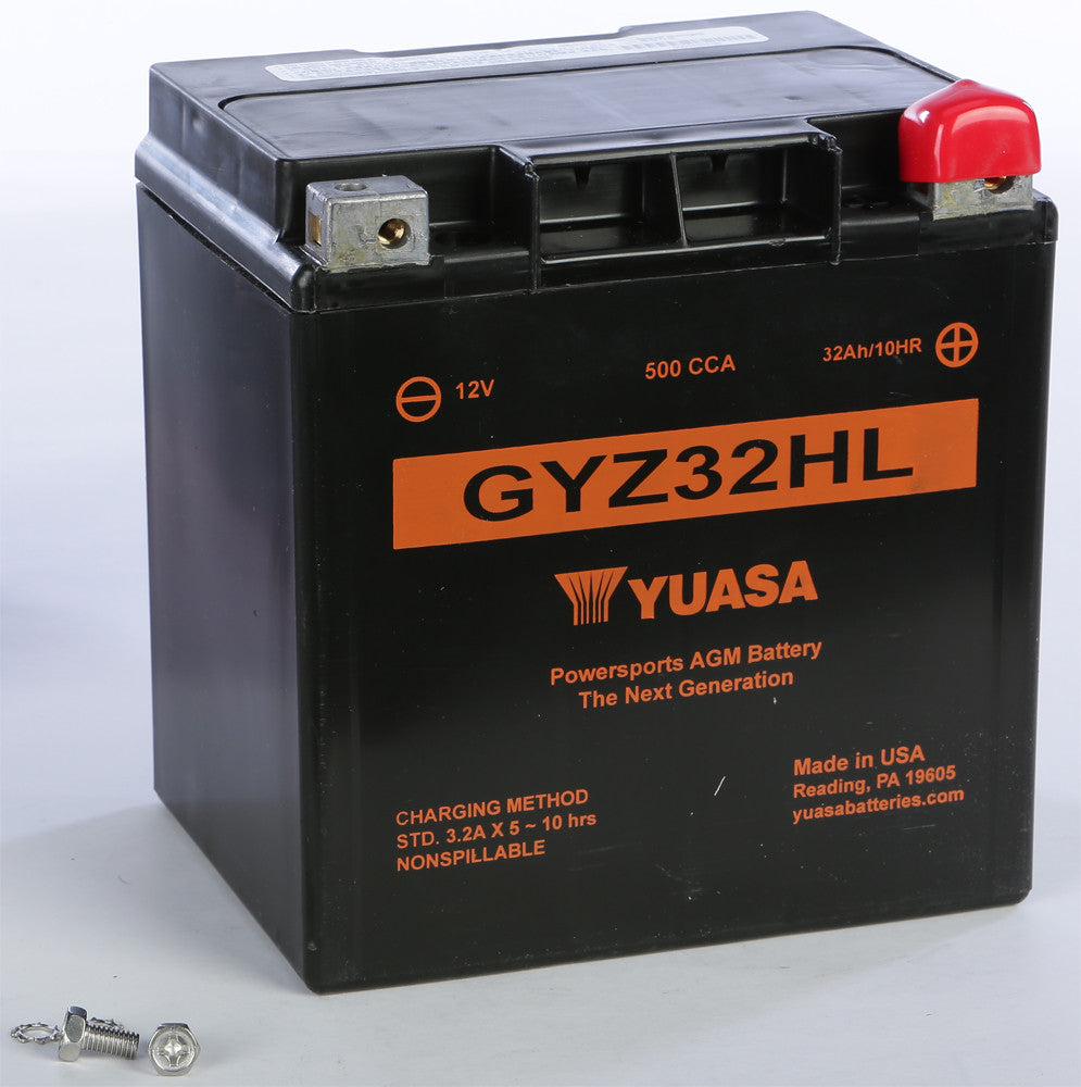 YUASA BATTERY GYZ32HL SEALED FACTORY ACTIVATED YUAM732GHL-atv motorcycle utv parts accessories gear helmets jackets gloves pantsAll Terrain Depot