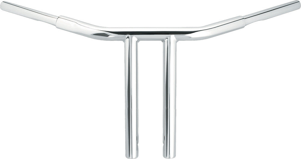 WILD 1 PHYSCO CHUBBY DRAG BAR 12.0" STRAIGHT RISERS CHROME WO564
