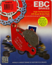 EBC BRAKE PADS FA401X-atv motorcycle utv parts accessories gear helmets jackets gloves pantsAll Terrain Depot