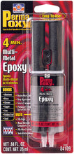 Load image into Gallery viewer, PERMATEX 4 MIN. MULTI-METAL EPOXY 0.84 FL. OZ 6/CASE 84109