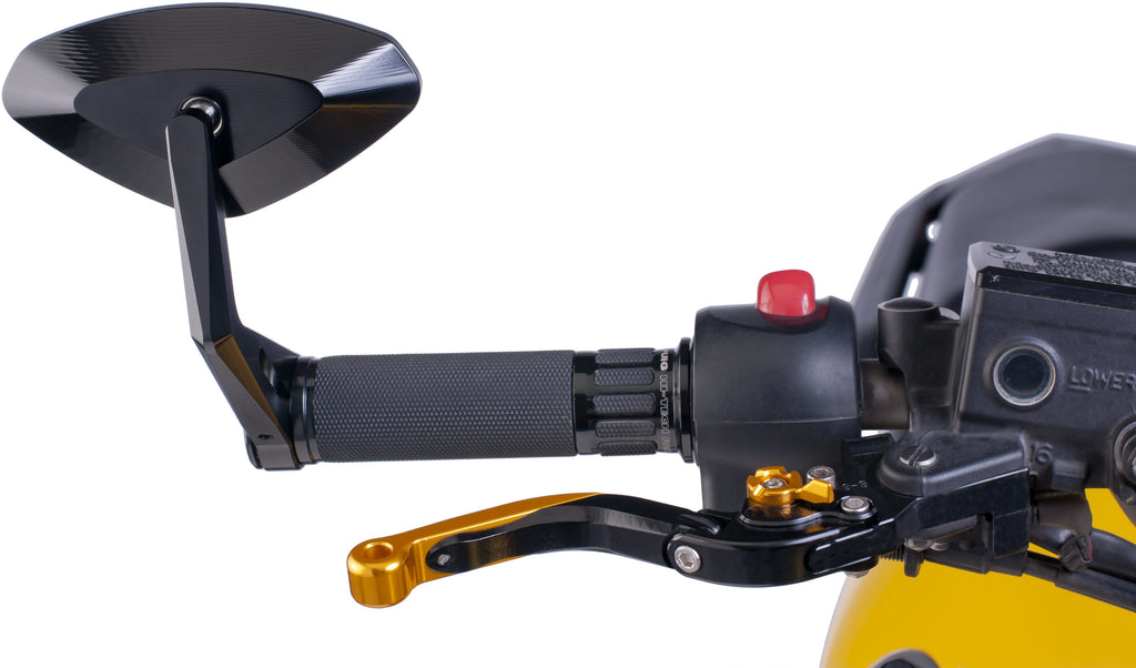 PUIG MIRROR HI-TECH BAR-END L/R (BLACK) 6994N