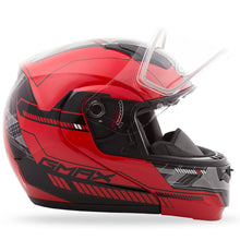 Load image into Gallery viewer, GMAX MD-04S MODULAR QUADRANT SNOW HELMET RED/BLACK XS G2041203 TC-1