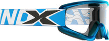 Load image into Gallery viewer, EKS BRAND FLAT-OUT GOGGLE LIQUID CYAN W/CLEAR LENS 067-60400