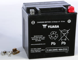 YUASA BATTERY YIX30L SEALED FACTORY ACTIVATED YUAM7230L P105-atv motorcycle utv parts accessories gear helmets jackets gloves pantsAll Terrain Depot