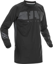 Load image into Gallery viewer, FLY RACING WINDPROOF JERSEY BLACK/GREY LG 370-8010L