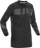 FLY RACING WINDPROOF JERSEY BLACK/GREY MD 370-8010M