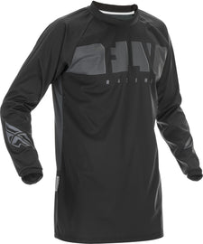 FLY RACING WINDPROOF JERSEY BLACK/GREY SM 370-8010S