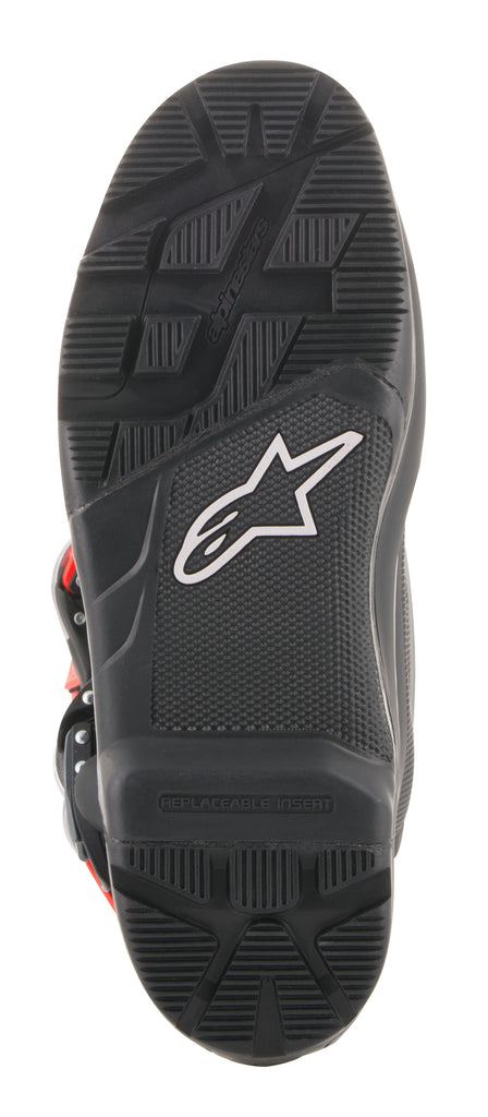 ALPINESTARS TECH 7 ENDURO BOOTS BLACK/GREY/RED SZ 14 2012114-1133-14