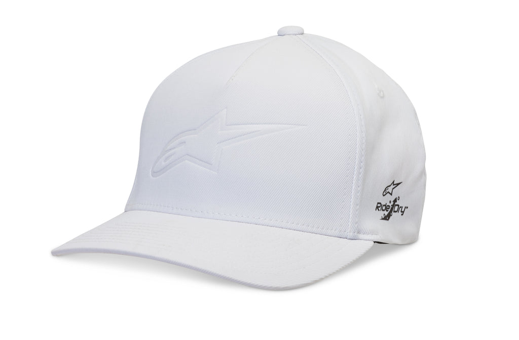 ALPINESTARS AGELESS DEBOSS TECH HAT WHITE LG/XL 1019-81106-20-L/XL