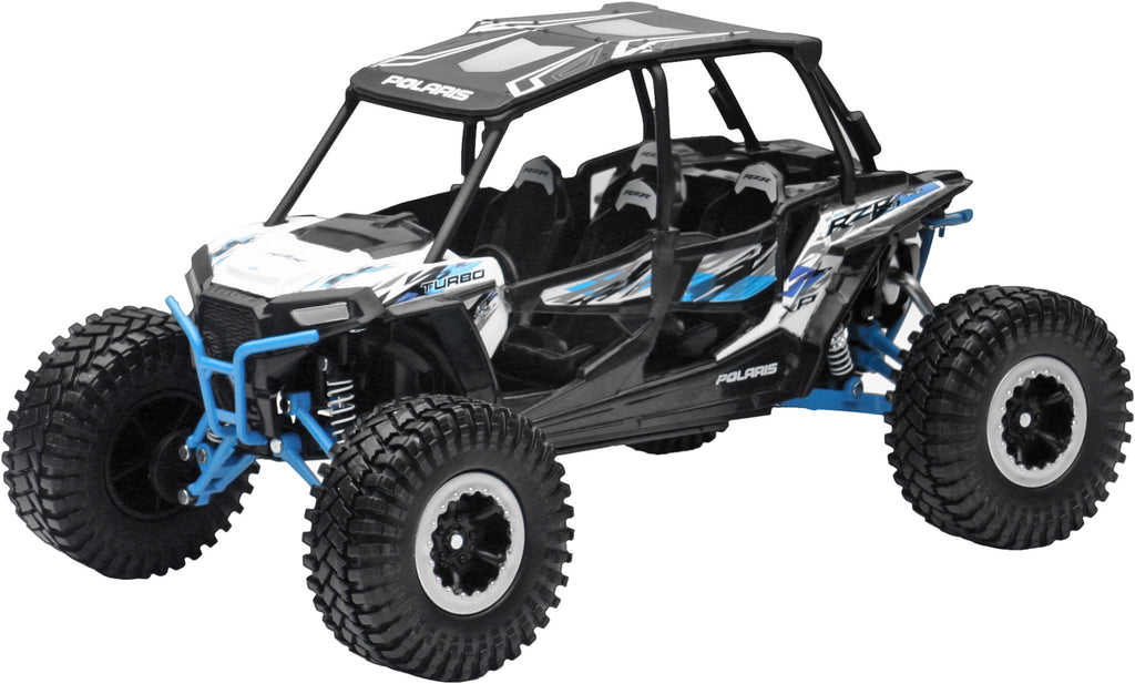 NEW-RAY REPLICA 1:18 UTV POLARIS RZR 4 TURBO RC WHITE 57976A