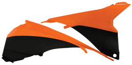 ACERBIS AIRBOX COVER BLACK/FLUORESCENT ORANGE 2314294617-atv motorcycle utv parts accessories gear helmets jackets gloves pantsAll Terrain Depot