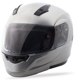 GMAX MD-04 MODULAR HELMET METALLIC SILVER XS G104193